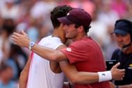 Ben Shelton and Tommy Paul at the 2023 US Open.